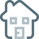 house, Estate, Home, real, Building, Architecture, property Black icon