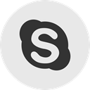 Skype, Social, online, media Lavender icon