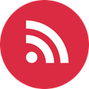 Rss, Social, media, online Crimson icon