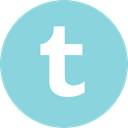 media, online, Social, Tumbler SkyBlue icon