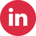 Social, online, In, linked, media Crimson icon