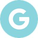 Social, google, media, online, engine SkyBlue icon