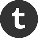 Tumblr, Social, media, online DarkSlateGray icon