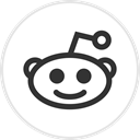Social, media, online, Reddit DarkSlateGray icon