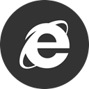 Explorer, online, Social, internet, media DarkSlateGray icon