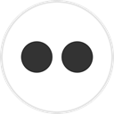 online, flickr, Social, media DarkSlateGray icon