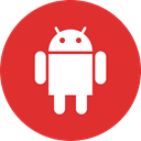 online, Social, media, Android Crimson icon