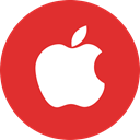 online, Social, media, Apple Crimson icon