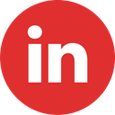 online, media, In, linked, Social Crimson icon