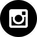 Instagram, Social, online, media Black icon