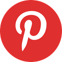 Social, media, pinterest, online Crimson icon