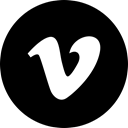 online, media, Vimeo, Social Black icon