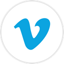 online, Vimeo, media, Social DodgerBlue icon