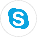 Skype, online, Social, media DodgerBlue icon