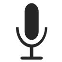 File, document, documents, record, Format, Microphone Black icon