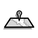 world, flag, navigation, location, Map, pin, marker Black icon
