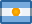 flag, Argentina CornflowerBlue icon