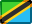 flag, Tanzania DeepSkyBlue icon