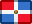 Dominican, flag, republic Crimson icon