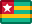 flag, Togo LightSeaGreen icon