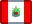 Peru, flag Red icon