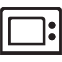 kitchen, Cooking, Cook, Stove, Microwave, oven Black icon