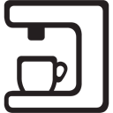 tea, hot, Coffee, cup, drink, maker, mug Black icon