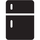 Fridge, kitchen, freezer, Cold, Refrigerator Black icon