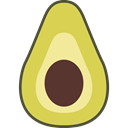 Avocado, Fruit DarkKhaki icon