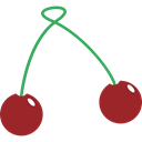 Fruit, Cherry Black icon