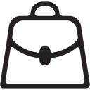 Handbag, purse, Designer, handbags, Bag, Design Black icon