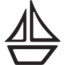 transportation, ship, Rest, Boats, journey Black icon