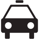 transport, taxi, transportation, Car, vehicle Black icon