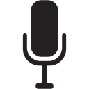 Device, gadget, record, Microphone, gadgets, electronic Black icon