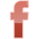 media, F, Social, Facebook Pink icon