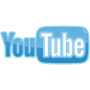 Social, media, video, youtube SkyBlue icon