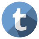 Communication, web, Tumblr, internet, Logo, Social, media CornflowerBlue icon