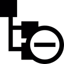 delete, interface, erase, Categories, removing, Removal Black icon