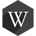 Social, media, Shadow, Hexagon, wikipedia DarkSlateGray icon