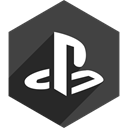 Hexagon, Playstation, Social, Shadow, media DarkSlateGray icon