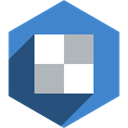 Delicious, media, Hexagon, Social, Shadow SteelBlue icon