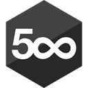 pixel, Hexagon, Social, media, 500, Gloss DarkSlateGray icon