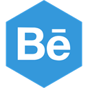 Social, Hexagon, Behance, media DodgerBlue icon