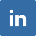 Linkedin, media, Social, square SteelBlue icon