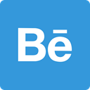 Behance, square, Social, media DodgerBlue icon