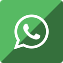 square, Social, Whatsapp, media, Gloss MediumSeaGreen icon