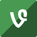 Social, Vine, Gloss, square, media SeaGreen icon