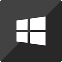 square, Social, window, store, Gloss, media DarkSlateGray icon