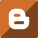 Social, Gloss, blogger, square, media SaddleBrown icon