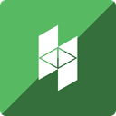 square, Social, houzz, Gloss, media MediumSeaGreen icon